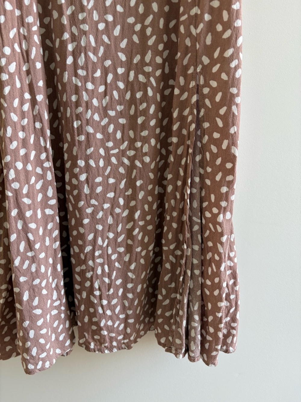 Petal & Pup Mauve Dot Midi Dress - Picture 8 of 13